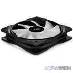 DeepCool RF120MM 3IN1 RGB Case Fan Set Features 18X RGB LEDs With 6X Ultra-Bright LEDs on Each Fan - Black Colour - Image 2