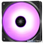DeepCool RF120MM 5IN1 RGB LED Case Fan Set Features 30X RGB LEDs With 6X Ultra-Bright LEDs On Each Fan - Black Colour - Image 3