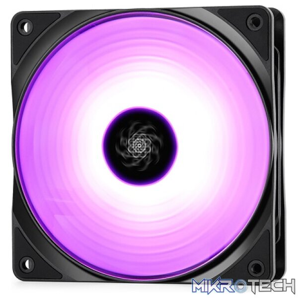 DeepCool RF120MM 5IN1 RGB LED Case Fan Set Features 30X RGB LEDs With 6X Ultra-Bright LEDs On Each Fan - Black Colour - Image 3