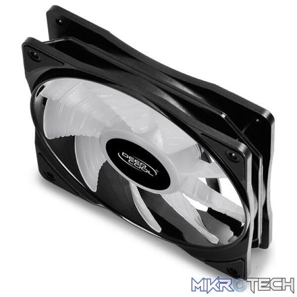 DeepCool RF120MM 5IN1 RGB LED Case Fan Set Features 30X RGB LEDs With 6X Ultra-Bright LEDs On Each Fan - Black Colour - Image 4