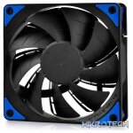 DeepCool TF120MM Case Fan With Built-in Blue LED and Unique Patented 2-Layer Blade Design - Black Colour - Image 2