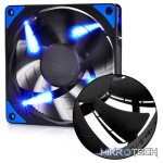 DeepCool TF120MM Case Fan With Built-in Blue LED and Unique Patented 2-Layer Blade Design - Black Colour - Image 3