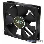 DeepCool XFAN 120mm Hydro Bearing Case Fan With Non-LED lighting with High Quality Black Material and Low-noise performance - Black Colour - Image 4