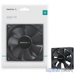 DeepCool XFAN 120mm Hydro Bearing Case Fan With Non-LED lighting with High Quality Black Material and Low-noise performance - Black Colour - Image 5