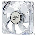 DeepCool XFAN 80mm Hydro Bearing Case Fan With Blue LED Lighting with High Quality Transparent Material and Low-noise operations - Clear Colour - Image 3