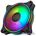 Cooler Master MasterFan MF120 Halo ARGB Case Fan With Dual Loop ARGB Lighting And Silent Cooling Technology - Black Colour - Image 3