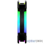 Cooler Master MasterFan MF120 S3 ARGB Case Fan With Hybrid Fan Blade Design, Silent Cooling Technology And Tri-loop ARGB Lighting - Black Colour - Image 4