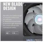 Cooler Master Sickleflow 120mm Addressable RGB 3-in-1 Case Fan Set With New Air Balance Blade And Improved Frame Durability - Black Colour - Image 2