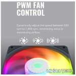 Cooler Master Sickleflow 120mm Addressable RGB 3-in-1 Case Fan Set With New Air Balance Blade And Improved Frame Durability - Black Colour - Image 4