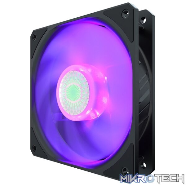 Cooler Master Sickleflow 120 RGB Case Fan With New Air Balance Blade And Improved Frame Durability - Black Colour - Image 2