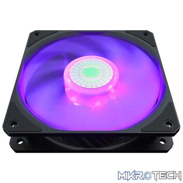 Cooler Master Sickleflow 120 RGB Case Fan With New Air Balance Blade And Improved Frame Durability - Black Colour - Image 3