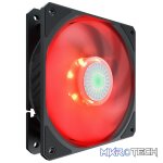 Cooler Master Sickleflow 120mm Case Fan With Red LED Lighting And New Air Balance Blade - Black Colour - Image 2