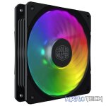 Cooler Master MasterFan SF120R Addressable RGB 120mm Case Fan With Jet Engine And Helicopter Blade Design And Compatible With Asus Aura, ASRock RGB And MSI RGB M/Bs - Black Colour - Image 2