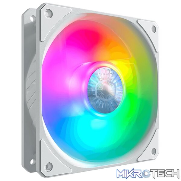 Cooler Master Sickleflow 3-in-1 Addressable RGB 120 White Edition With New Air Balance Blade And Improved Frame Durability - White Colour - Image 4