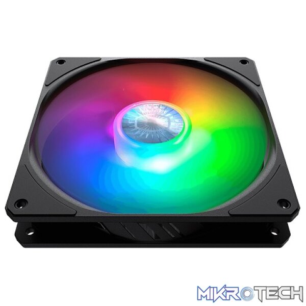 Cooler Master Sickleflow 140mm Addressable RGB Case Fan With Luminescent Lighting Effect And Improved Frame Durability - Black Colour - Image 2