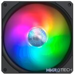 Cooler Master Sickleflow 140mm Addressable RGB Case Fan With Luminescent Lighting Effect And Improved Frame Durability - Black Colour - Image 3