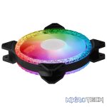 Cooler Master MasterFan MF120MM 3in1 Prismatic Case Fan Set With Tri-Loop Addressable RGB Lighting And Silent Driver IC And Cooling Technology - Black Colour - Image 3