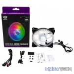 Cooler Master MasterFan MF120MM Prismatic Addressable RGB Case Fan With Tri-Loop ARGB RGB Lighting And Silent Driver IC And Cooling Technology - Black Colour - Image 4