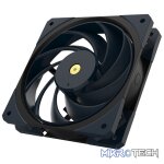 Cooler Master Mobius 120 OC 120mm Case Fan With Ring Blade And Anti-Vibration Mounting Design & Built-in 3 Variable RPM Speed Control (L/M/H) - Black Colour - Image 3