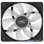 DeepCool RF120MM Case Fan With Built-in High Brightness White LED and Powered via 4Pin Molex / 3Pin M/B Connector - Black Colour - Image 3
