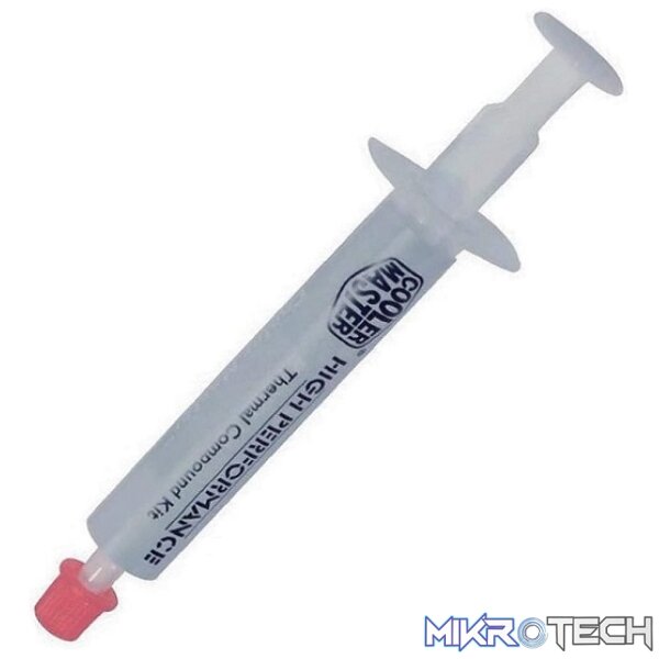 Cooler Master HTK-002 High-Performance Thermal Paste With High Thermal Conductivity And Suitable For CPU And VGA Cards - Grey Colour - Image 2