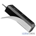 DeepCool FH-04 4Port Fan Hub Supports Up to 4X Independent 3/4-Pin Fans & Easy-to-Install - Black Colour - Image 2