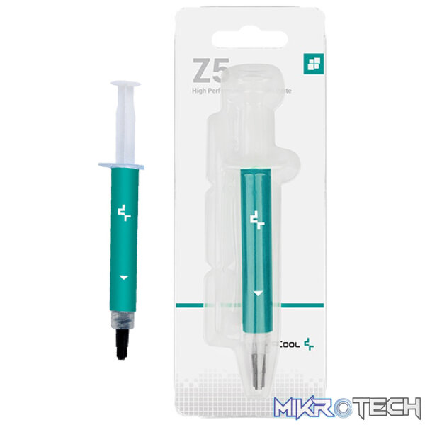 DeepCool Z5-II Silver/ Grey High Performance Thermal Paste In Syringe Format, Easy To Apply With Excellent Thermal Conductivity And Pure Electrical Insulation - 3 Gram Syringe - Image 4