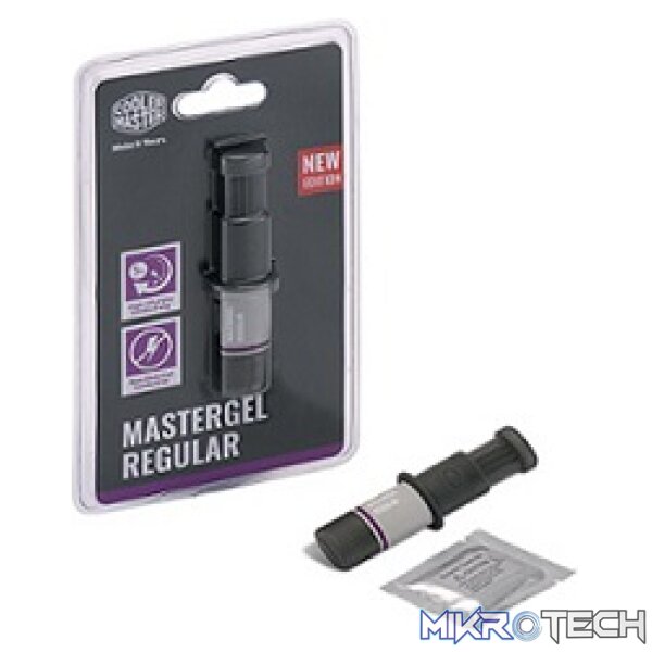 Cooler Master MasterGel Regular Thermal Paste With New Exclusive Flat Nozzle Syringe Design And Easy-To-Use Application - Grey Colour - Image 4