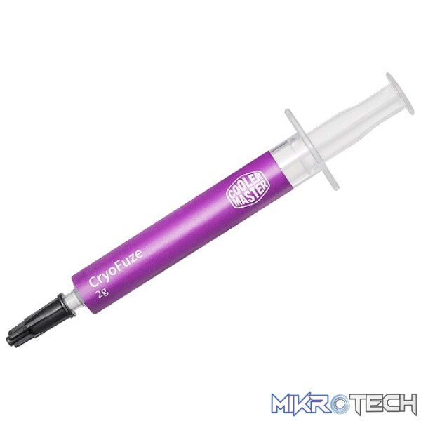 Product Cooler Master CryoFuze Anhygroscopic (Non-Moisture Absorbent) 14W/mk Thermal Paste With Grease Scrapper And Cleaner - Grey Colour - Image 1