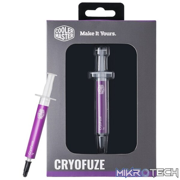 Cooler Master CryoFuze Anhygroscopic (Non-Moisture Absorbent) 14W/mk Thermal Paste With Grease Scrapper And Cleaner - Grey Colour - Image 4