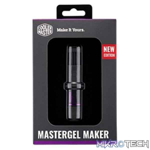 Cooler Master MasterGel Maker Thermal Paste With New Exclusive Flat Nozzle Syringe Design And Easy-To-Use And Remove Application - Grey Colour - Image 2