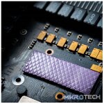 Cooler Master 9010 1.0mm Thickness 95X45mm Non-Toxic And Non-Corrosive Double-Sided 1 Piece Thermal Pad With Nano Elements For Wide Range Application Cooling - Purple Colour - Image 3