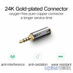 UGreen 20502 3.5mm Male to 2.5mm Female Audio Adapter with Gold-Plated Connectors, Metal Casing and Connect 2.5mm Audio Device to Another Device with 3.5mm Audio Jack - Black Colour - Image 3