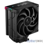 DeepCool AK400 Digital Pro Single Tower CPU Air Cooler With 4X Copper HeatPipes And 1X 120mm PWM Low Noise FDB Fans And Low-Profile Magnetic Full Status Digital LCD Display With ARGB LED Strips - Black Colour - Image 3