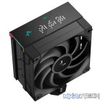 DeepCool AK400 Digital Pro Single Tower CPU Air Cooler With 4X Copper HeatPipes And 1X 120mm PWM Low Noise FDB Fans And Low-Profile Magnetic Full Status Digital LCD Display With ARGB LED Strips - Black Colour - Image 4