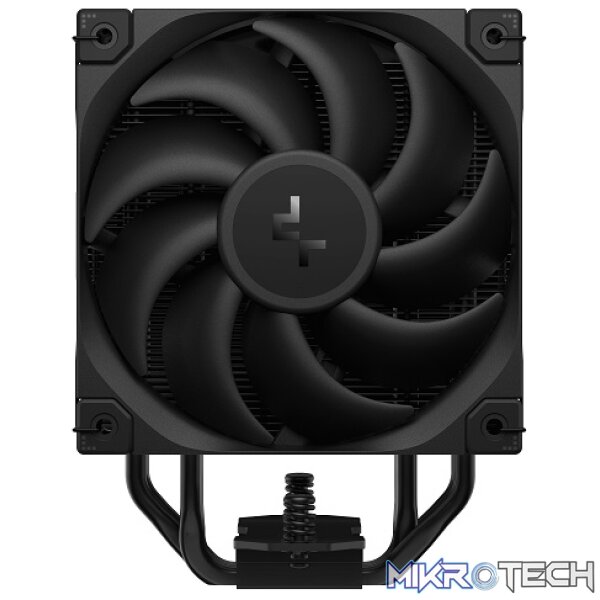 DeepCool AK400 Digital Pro Single Tower CPU Air Cooler With 4X Copper HeatPipes And 1X 120mm PWM Low Noise FDB Fans And Low-Profile Magnetic Full Status Digital LCD Display With ARGB LED Strips - Black Colour - Image 5
