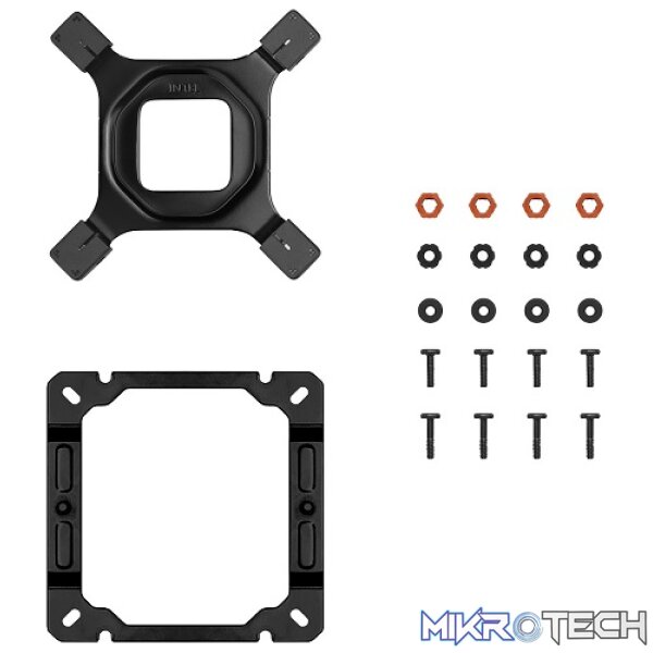 DeepCool AK400 Zero Dark Plus All-Black CPU Air Cooler With 4X Copper Heatpipe Design And 2X 120mm High-Performance Fluid Dynamic Bearing PWM Fans - Pure Black Colour - Image 4
