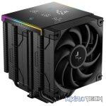 DeepCool AK620 Digital Pro Double Tower CPU Air Cooler With 6X Copper HeatPipes And 2X 120mm PWM Low Noise FDB Fans And Low-Profile Magnetic Full Status Digital LCD Display With ARGB LED Strips - Black Colour - Image 3