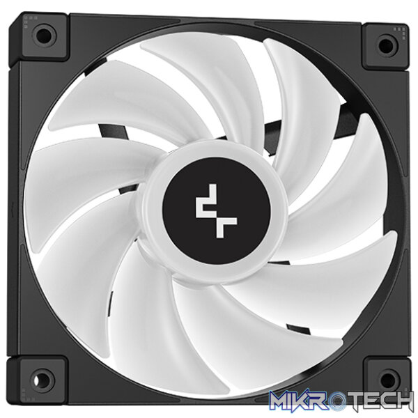 DeepCool LD240BK A-RGB All-In-One CPU Liquid Cooler With CPU Status Digital Display, Brand New 5th Gen Pump And 2X 120mm FD12 HB PWM Fans And Max. 280W TDP - Black Colour - Image 2