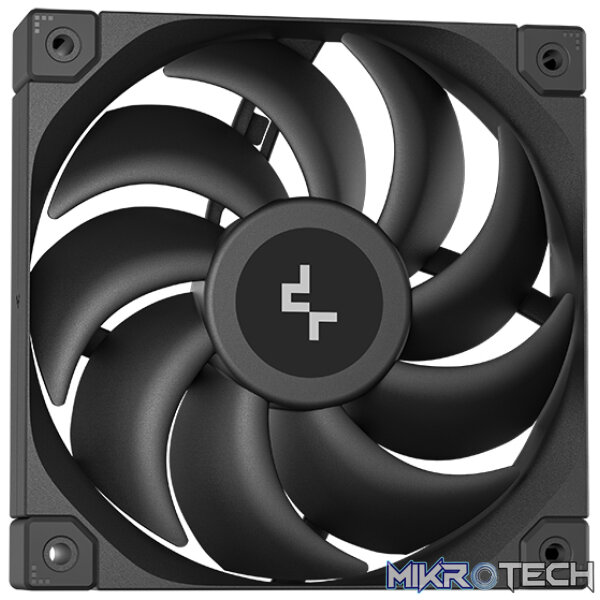 DeepCool Mystique 240BK All-In-One CPU Liquid Cooler With CPU Status Digital Display, Latest 5th Gen Pump With A-RGB LED Side And 2X 120mm FDB PWM Black Fans And Max. 280W TDP - Black Colour - Image 2