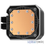 DeepCool Mystique 240BK All-In-One CPU Liquid Cooler With CPU Status Digital Display, Latest 5th Gen Pump With A-RGB LED Side And 2X 120mm FDB PWM Black Fans And Max. 280W TDP - Black Colour - Image 3