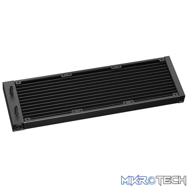 DeepCool Mystique 360BK All-In-One CPU Liquid Cooler With CPU Status Digital Display, Latest 5th Gen Pump With A-RGB LED Side And 3X 120mm FDB PWM Black Fans And Max. 300W TDP - Black Colour - Image 5