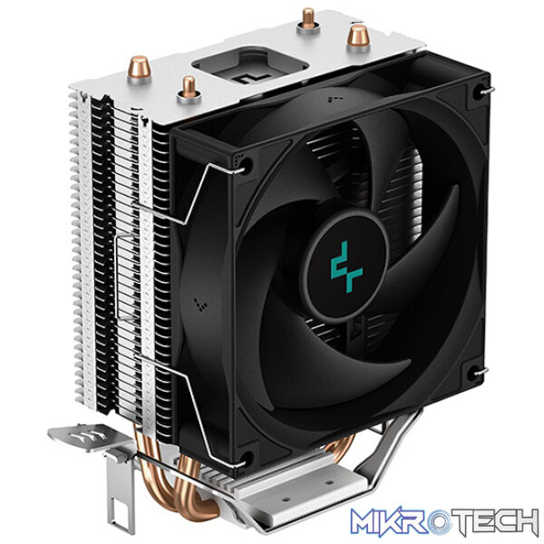 DeepCool AG200 Single-Tower CPU Air Cooler With 2X Direct Contact Copper Heatpies And 1X 92mm Hydro Bearing PWM Fan - Black Colour - Image 2