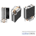 DeepCool AG200 Single-Tower CPU Air Cooler With 2X Direct Contact Copper Heatpies And 1X 92mm Hydro Bearing PWM Fan - Black Colour - Image 4