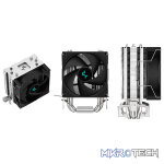 DeepCool AG300 Single-Tower CPU Air Cooler With 3X Direct Contact Heatpipes And 1X 92mm Hydro Bearing PWM Fan - Black Colour - Image 3