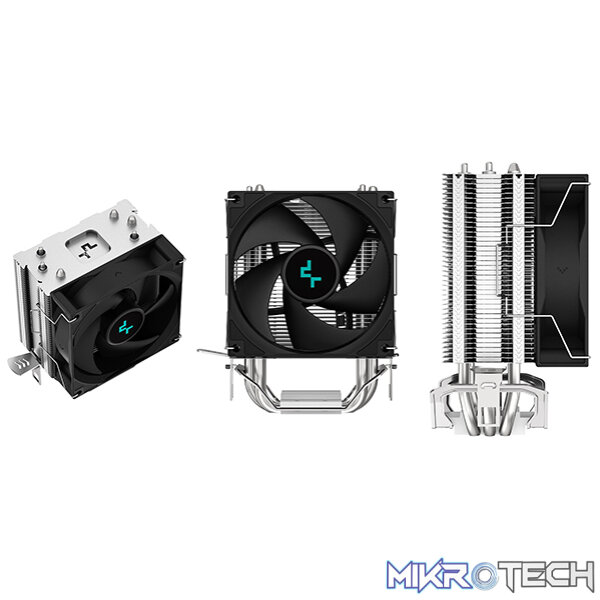 DeepCool AG300 Single-Tower CPU Air Cooler With 3X Direct Contact Heatpipes And 1X 92mm Hydro Bearing PWM Fan - Black Colour - Image 3