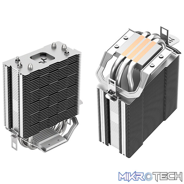 DeepCool AG300 Single-Tower CPU Air Cooler With 3X Direct Contact Heatpipes And 1X 92mm Hydro Bearing PWM Fan - Black Colour - Image 4