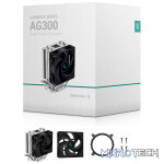 DeepCool AG300 Single-Tower CPU Air Cooler With 3X Direct Contact Heatpipes And 1X 92mm Hydro Bearing PWM Fan - Black Colour - Image 5