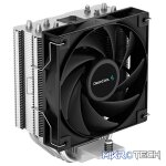 DeepCool AG400 CPU Air Cooler With 4X Balanced Bi-Directional Heatpipe Technology and 1X 120mm Hydro Bearing PWM Fan - Black Colour