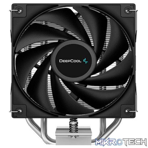 DeepCool AG400 CPU Air Cooler With 4X Balanced Bi-Directional Heatpipe Technology and 1X 120mm Hydro Bearing PWM Fan - Black Colour - Image 3